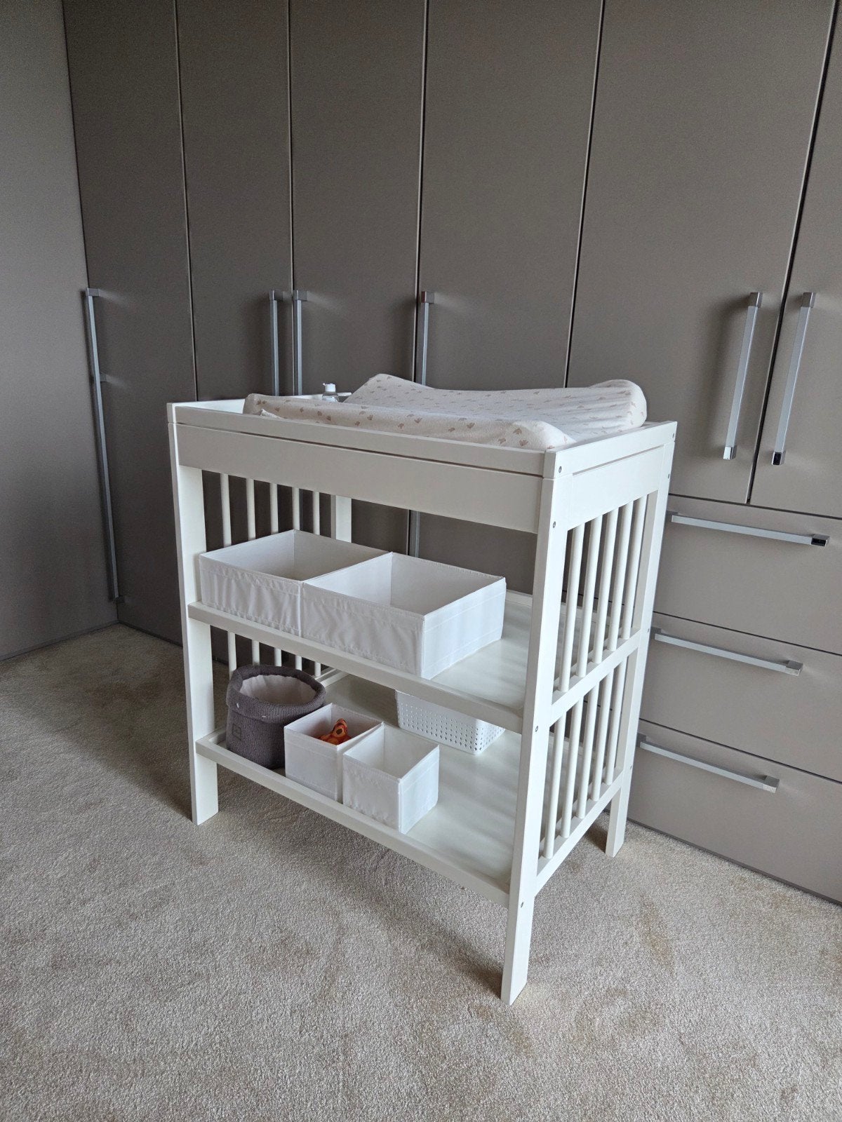 Commode IKEA Gulliver Wit, Ophalen, 50 tot 70 cm, Zo goed als nieuw, 75 tot 100 cm