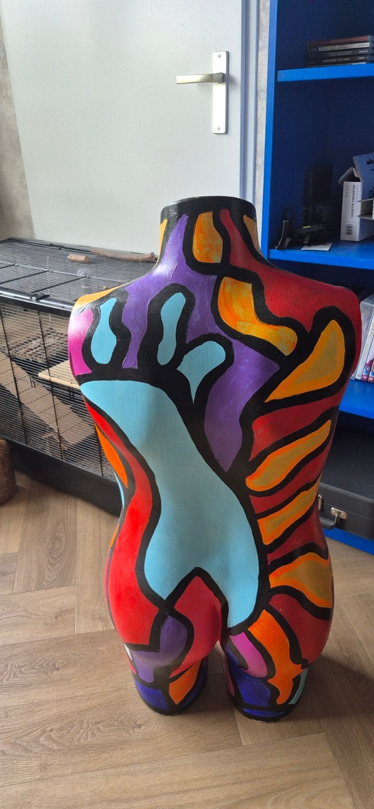 Vrolijke torso kunst van Gerbrand Lub uit Enkhuizen, Antiek en Kunst, Kunst | Beelden en Houtsnijwerken, Ophalen, Handgemaakt