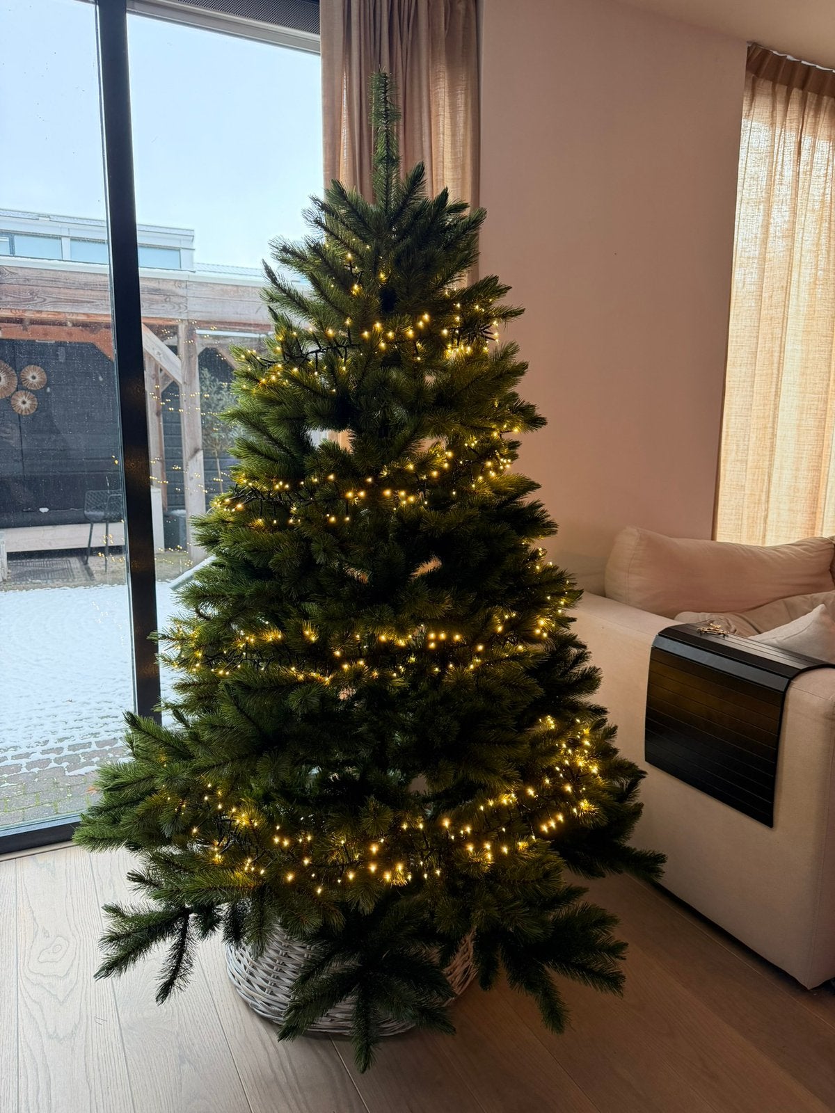 Kerstboom romagne 185cm, Diversen, Ophalen, Zo goed als nieuw