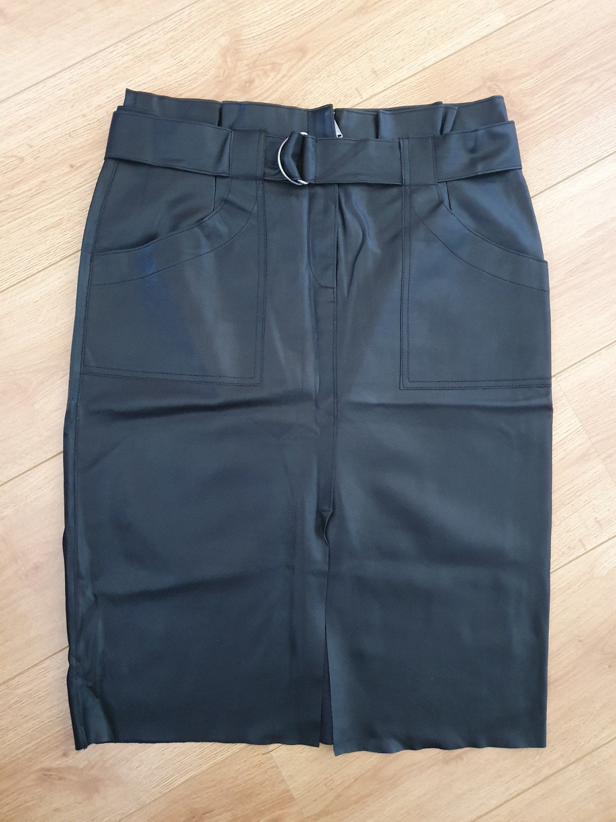 Zwarte leatherlook rok van Madness maat XL., Madness, Zwart, Maat 46/48 (XL) of groter, Ophalen of Verzenden