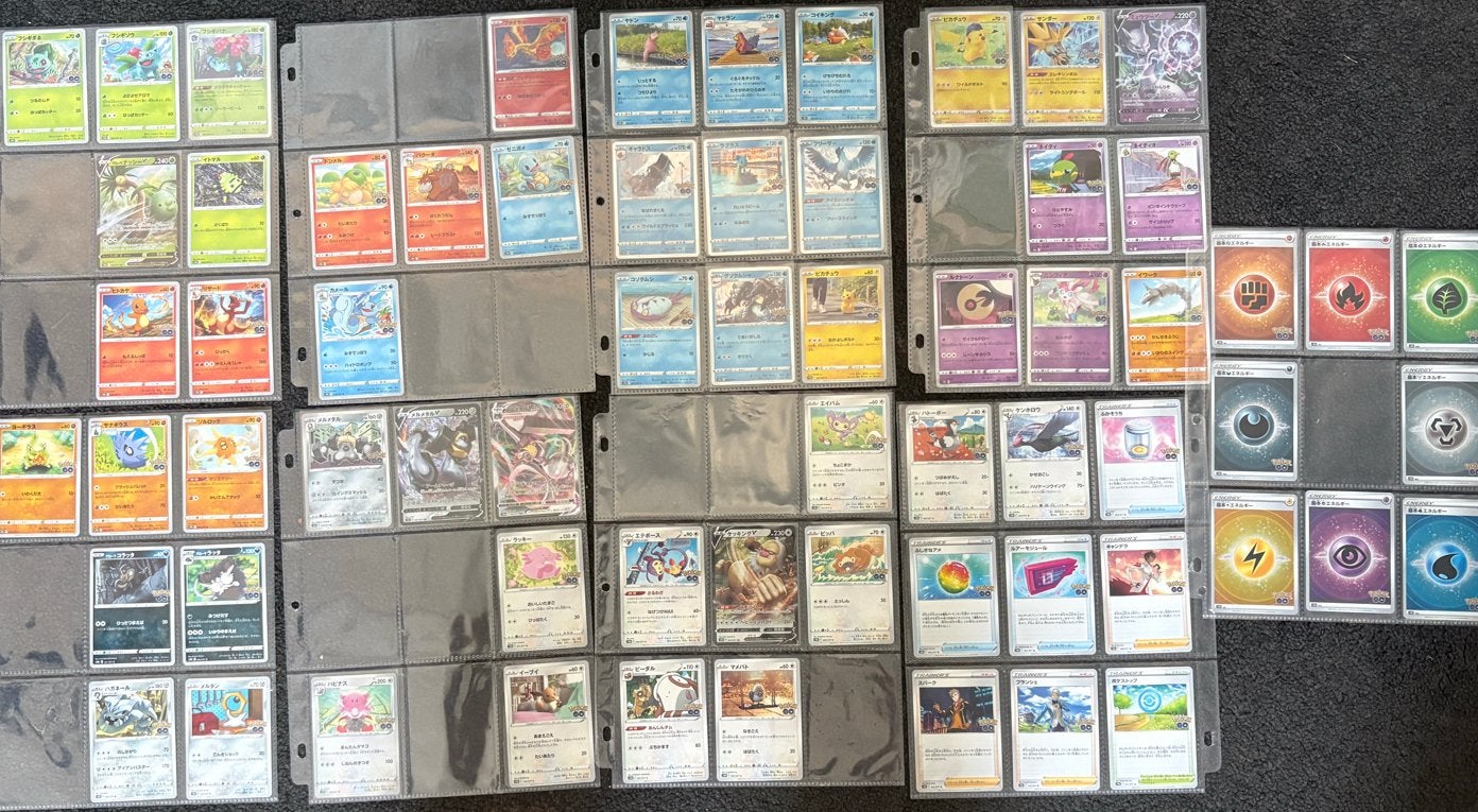 Japanse Pokémon Go set met VMAX, V, Mewtwo, Melmetal en rare, Ophalen of Verzenden, Zo goed als nieuw