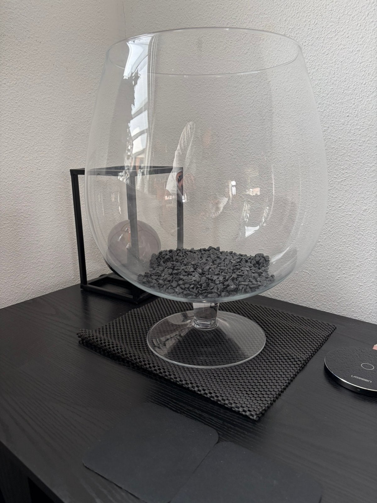 Mooi groot cognacglas/ vissenkom, Ophalen, Zo goed als nieuw