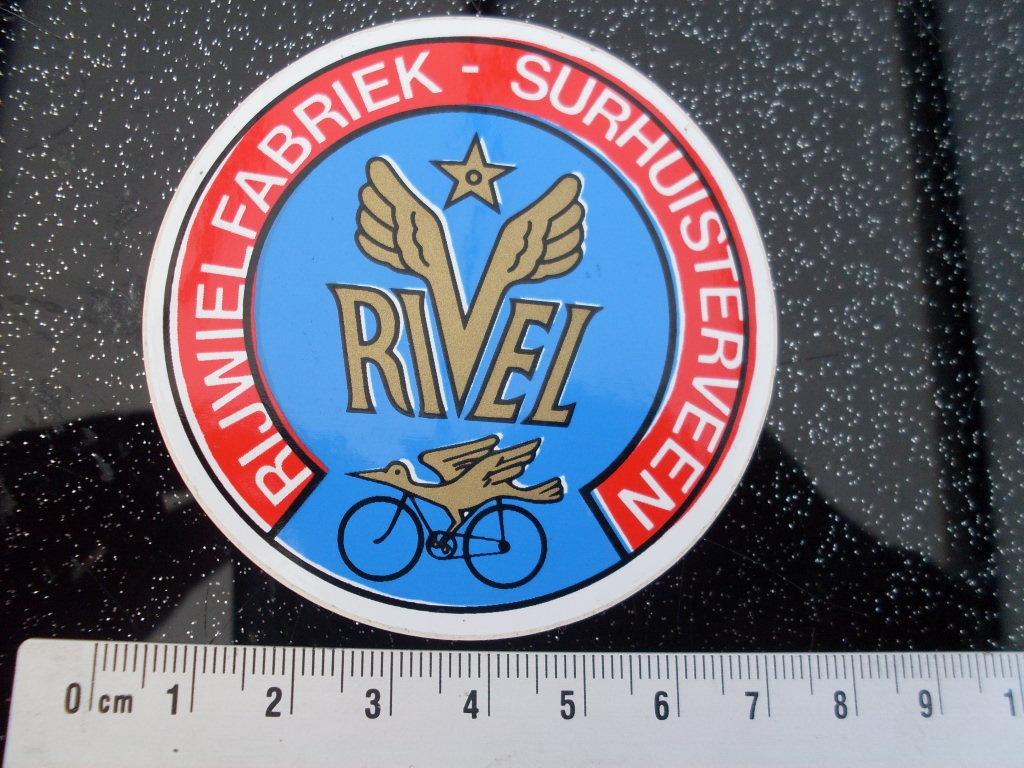 sticker rivel logo rijwielfabriek surhuisterveen, Verzenden, Zo goed als nieuw, Merk
