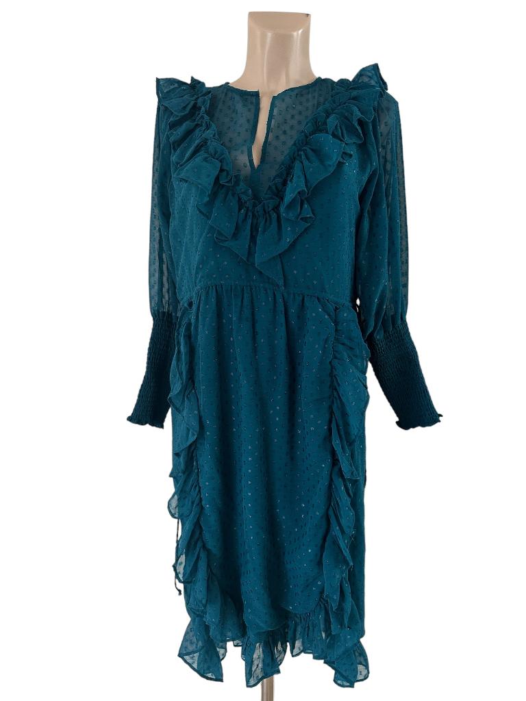 Lolly’s Laundry jurk S, Kleding | Dames, Jurken, Zo goed als nieuw, Blauw, Onder de knie, Ophalen of Verzenden