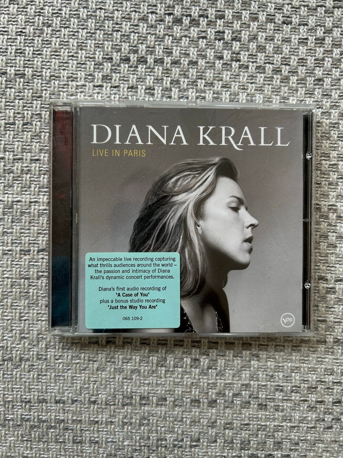Diana Krall - Live in Paris CD (Jazz, Live-album), Cd's en Dvd's, Cd's | Jazz en Blues, Met bonustracks, Ophalen of Verzenden