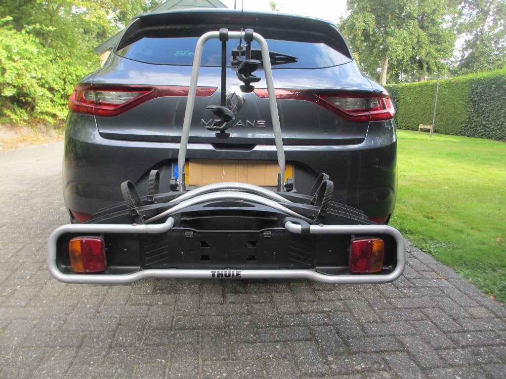 thule,zgan,kantelbaar,slot,sleutel,60 kg,e-bike,atb, Auto diversen, Ophalen, Elektrische fiets, Zo goed als nieuw, 2 fietsen