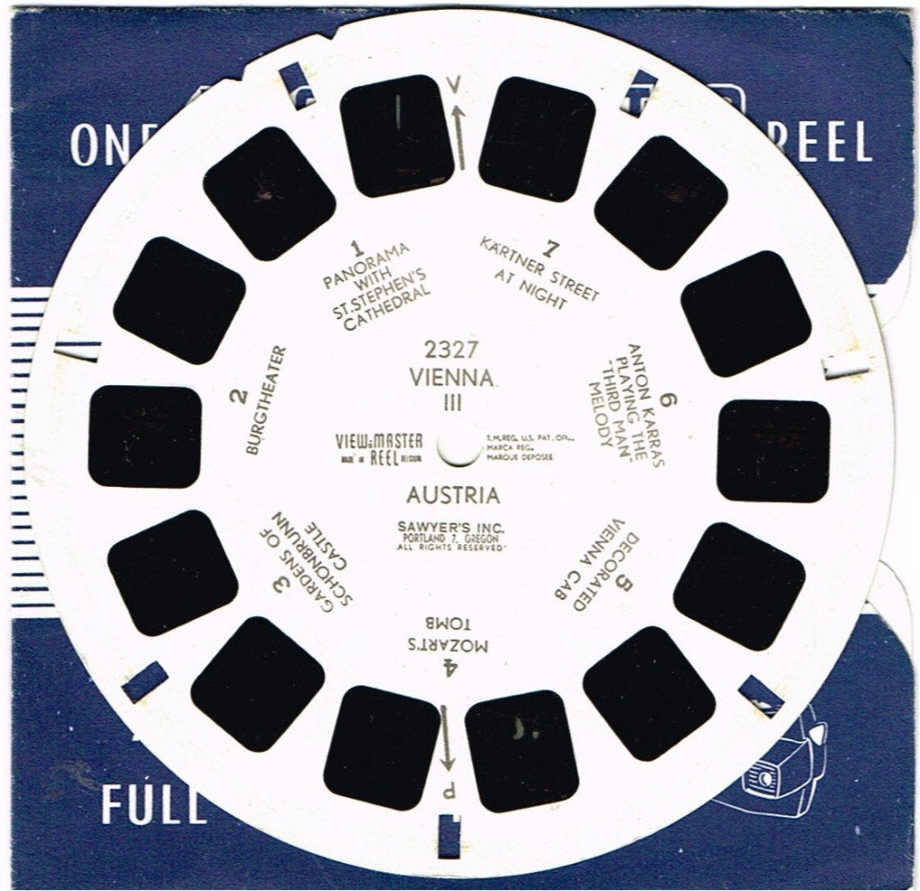 ZGAN view master 2327 WENEN III OOSTENRIJK viewmaster, Ophalen of Verzenden, Zo goed als nieuw
