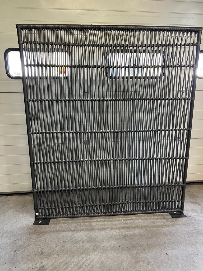 tuinschermen 2 stuks antraciet, Ophalen, Overige materialen, 100 tot 150 cm, Zo goed als nieuw