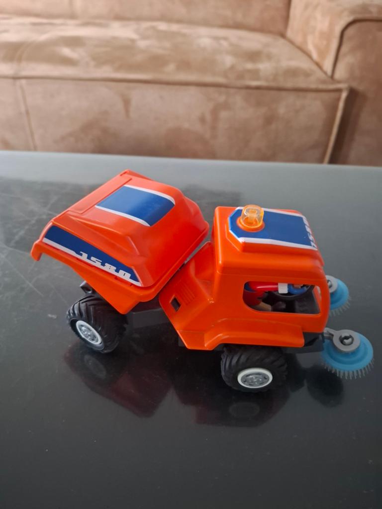 Playmobil 6509 - Oranje veegwagen, Ophalen of Verzenden, Zo goed als nieuw