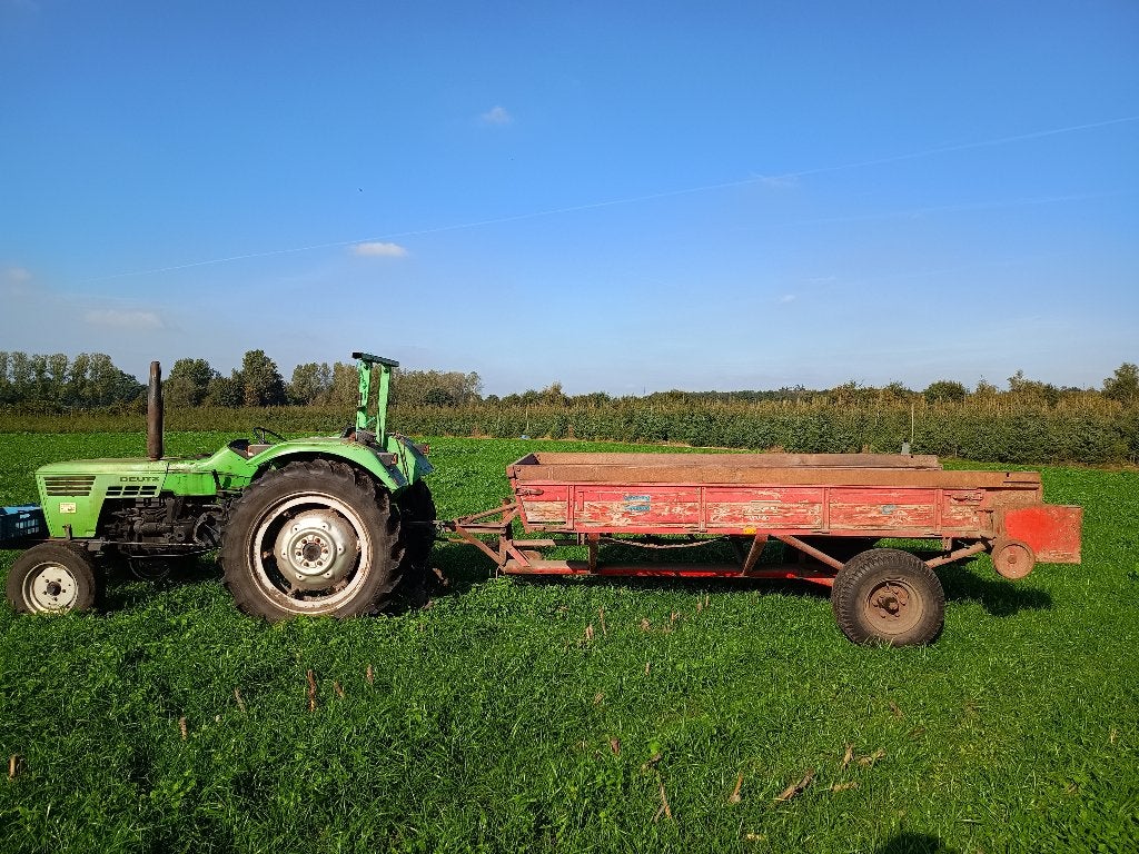 mestverspreider JF AV40 kar wagen, Ophalen, Transport