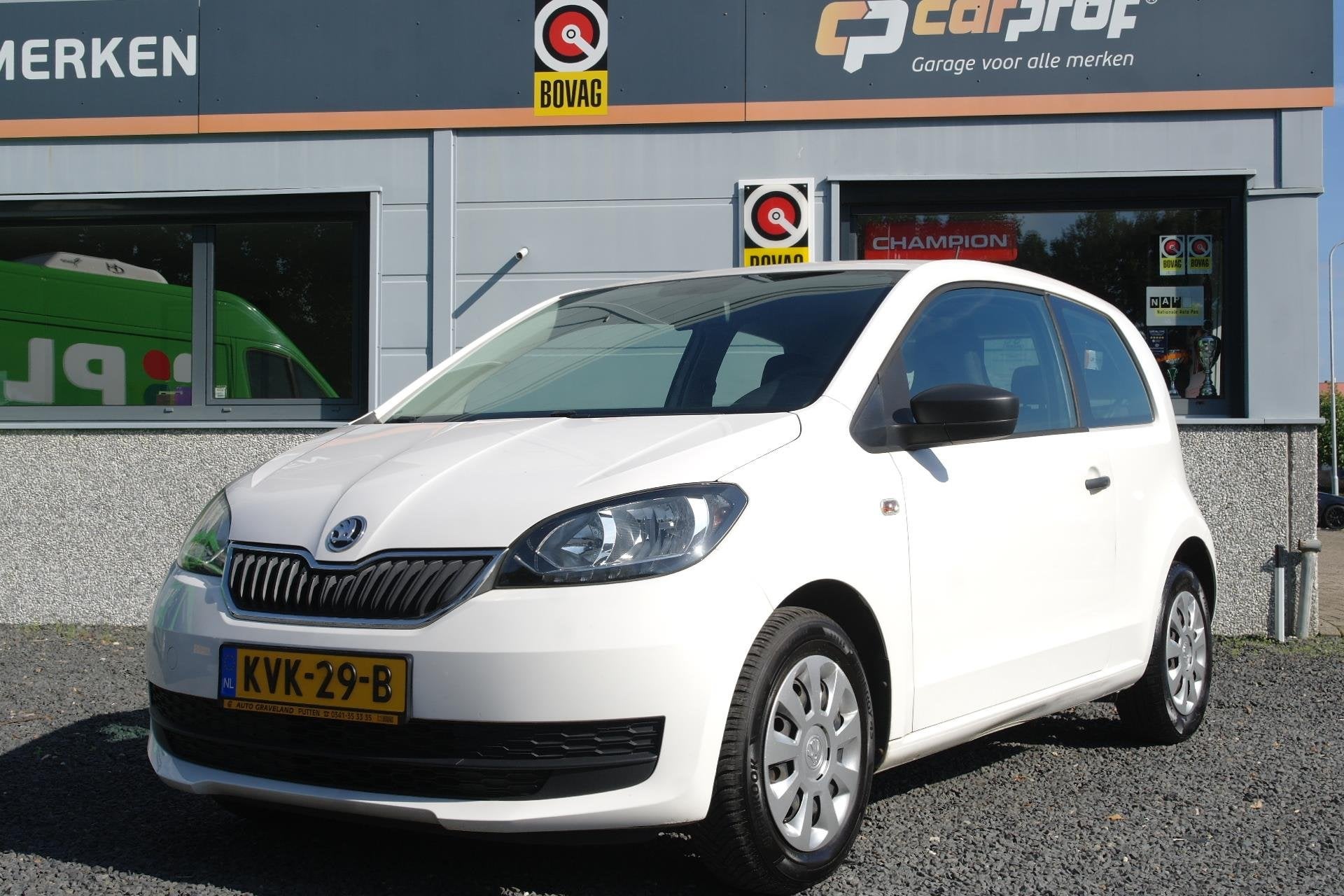 Skoda Citigo 1.0 Grt. Ambition , Airco (bj 2017), Auto's, Voorwielaandrijving, Gebruikt, Euro 6, Met garantie (alle)