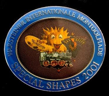 Warsteiner Special Shapes 2001 ballon pin- groot, Verzenden, Nieuw, Transport, Speldje of Pin
