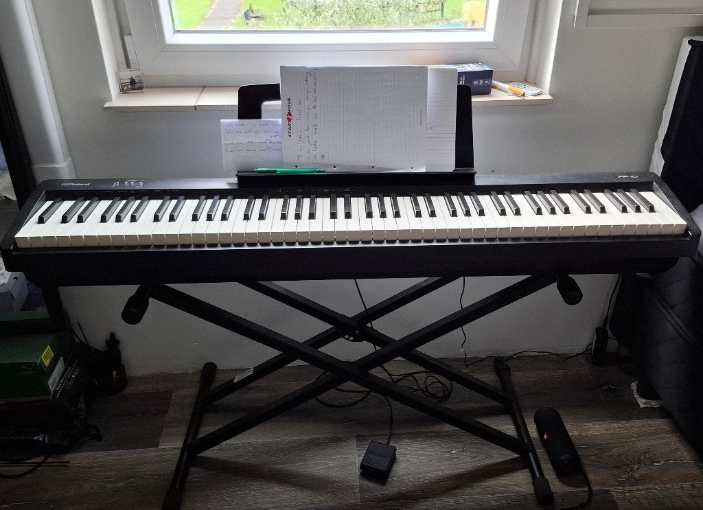 Roland FP-10, Ophalen, Zwart, Digitaal, Zo goed als nieuw