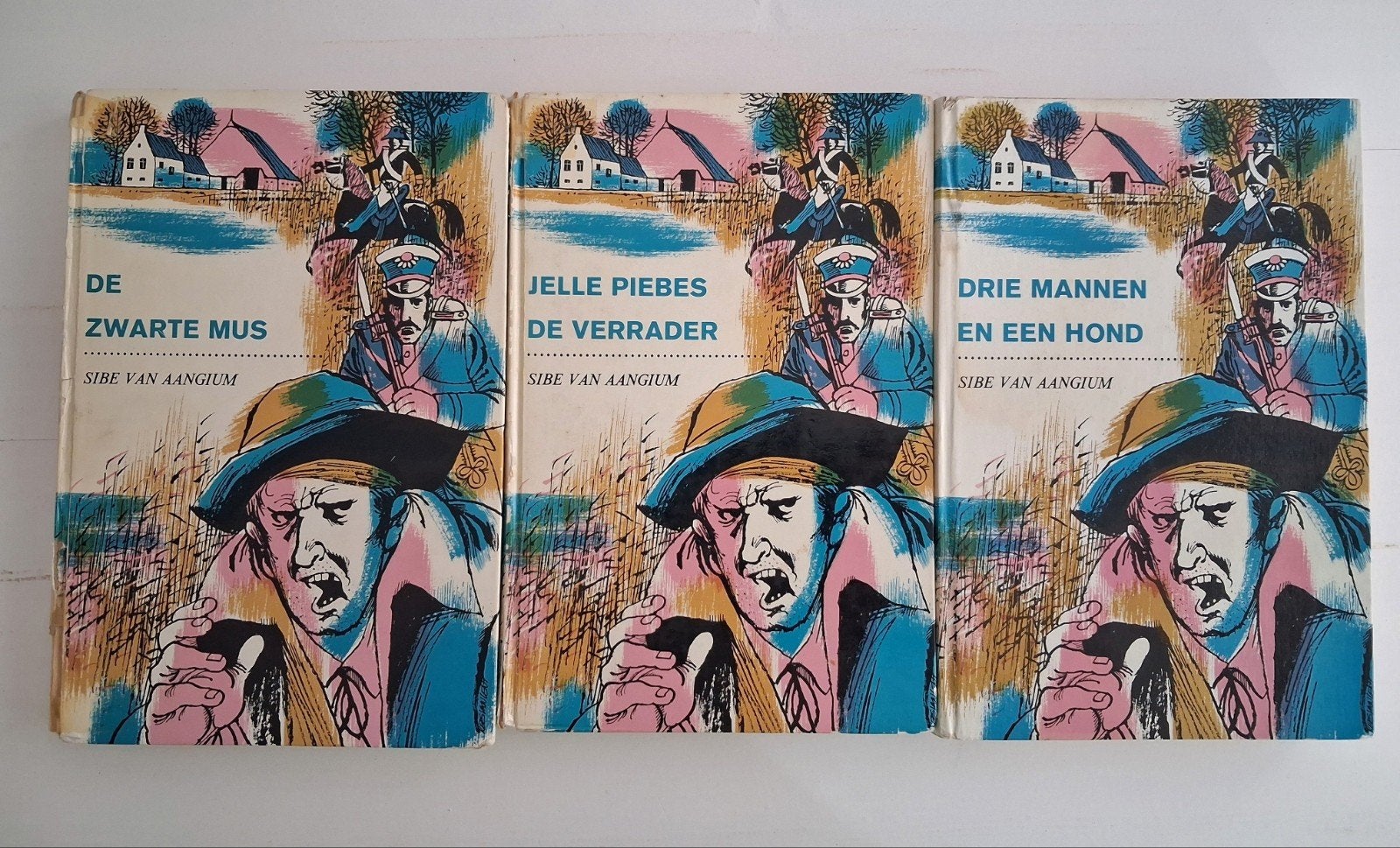 Complete serie  : Sibe van Aangium  - De Zwarte Mus, Ophalen of Verzenden, Gelezen, Sibbe van Aengium