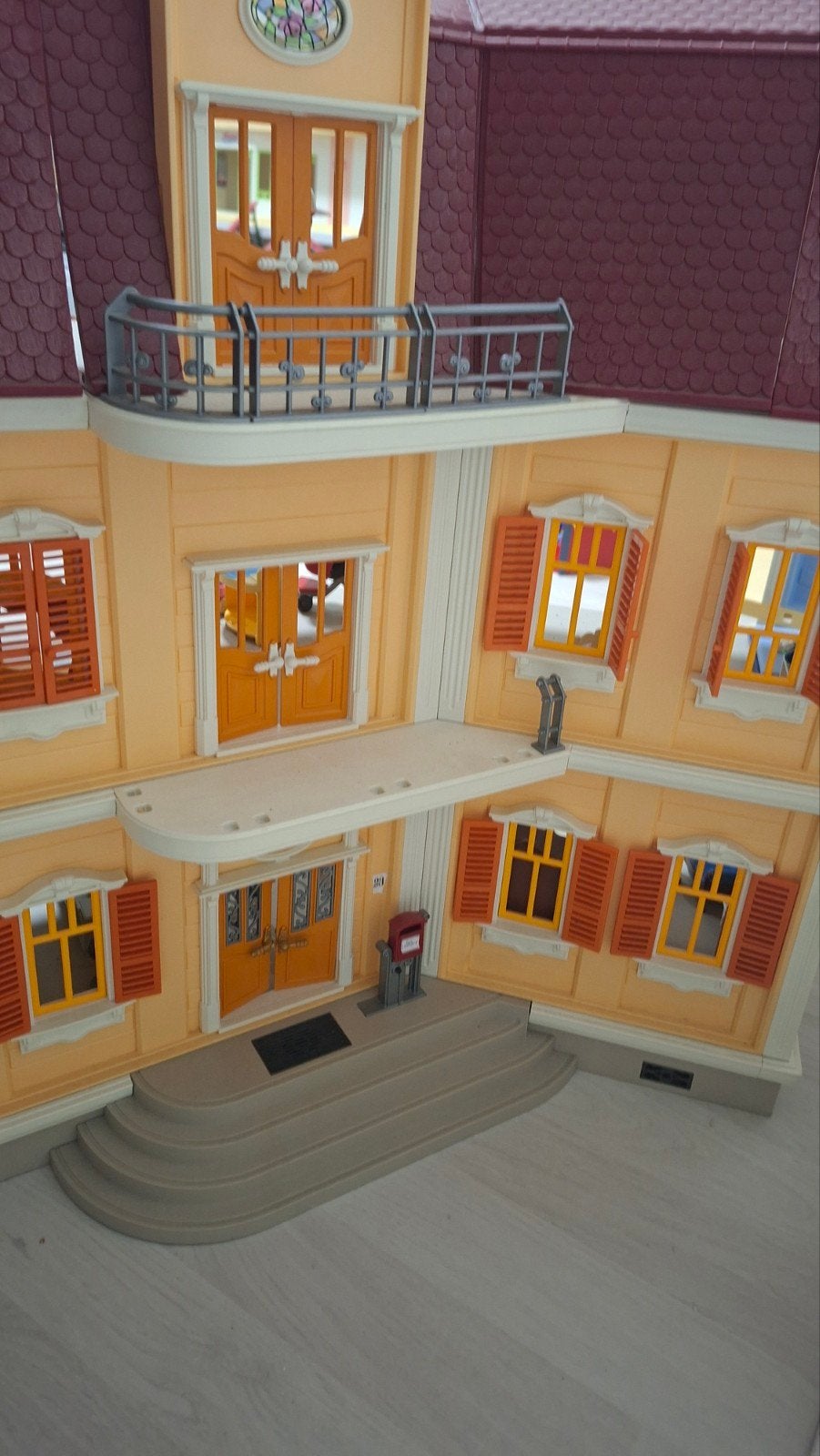 Groot Playmobil Poppenhuis met Meubels en Figuren, Ophalen of Verzenden, Gebruikt