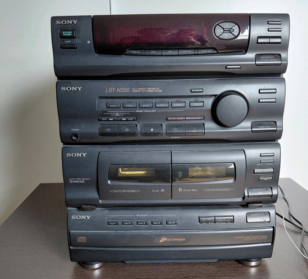 Sony stereotoren LBT-N350 met afstandsbediening, Ophalen, Gebruikt, Tuner of Radio, Sony