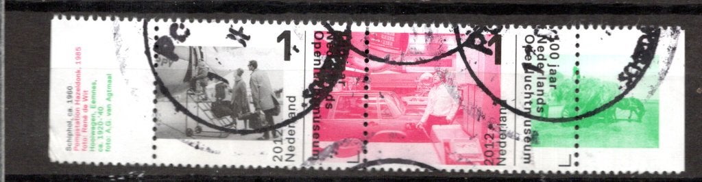 gestempelde zegels. Jaar 2012. open lucht museum met tab, Ophalen of Verzenden, Na 1940, Gestempeld
