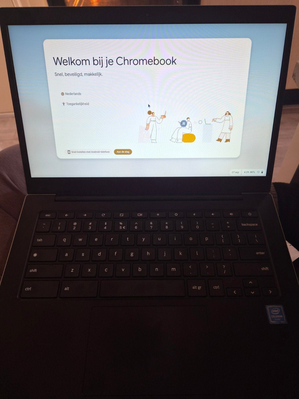 Samsung Chromebook go 14" - Zo goed als nieuw, Ophalen, 14 inch, 4 GB of minder, Zo goed als nieuw