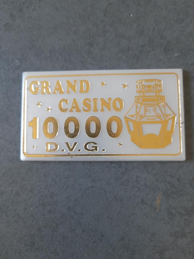 Grand casino 10.000 D.V.G, Verzamelen, Automaten | Gokkasten en Fruitautomaten, Ophalen of Verzenden