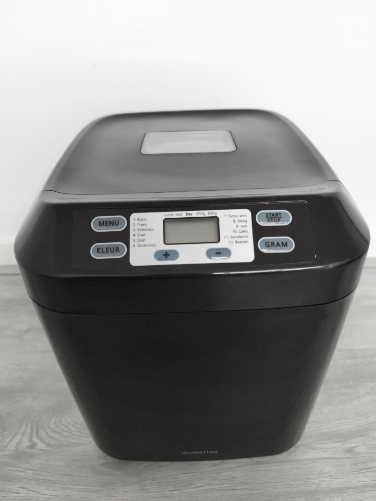 Inventum Broodbakmachine BM121D, Zo goed als nieuw, Ophalen, Met timer, Kijkvenster
