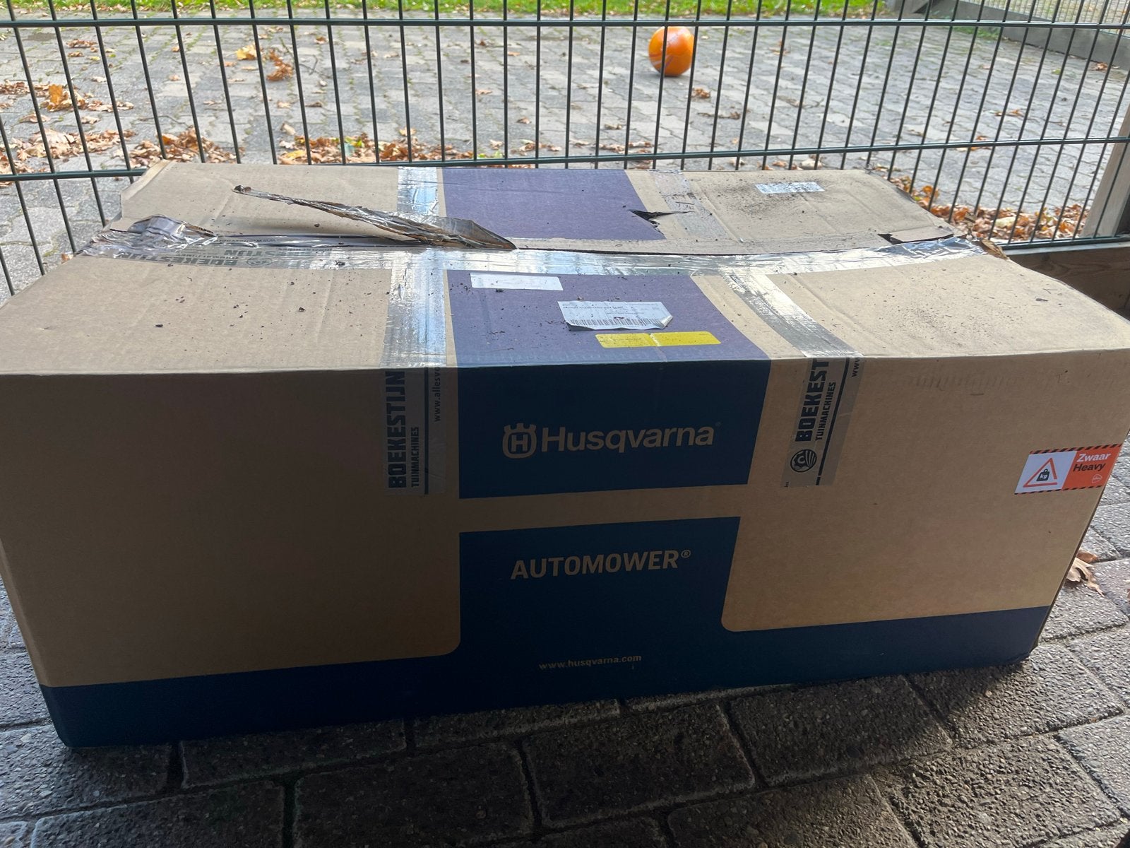 Husqvarna Automower 450x 2017 pas onderhoud, Cirkelmaaier, Gebruikt, Accu-grasmaaier, Ophalen of Verzenden