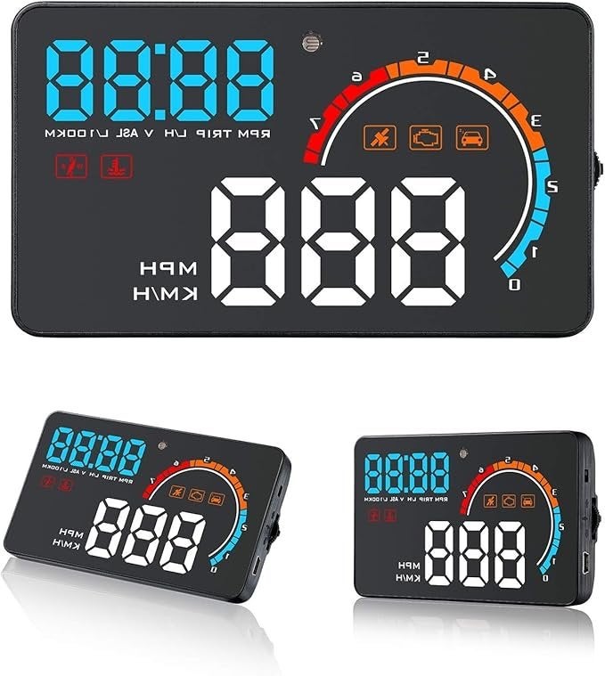 Head-Up Display (HUD) met GPS voor auto's met en zonder OBD2, Auto diversen, Auto-accessoires, Ophalen of Verzenden, Gebruikt