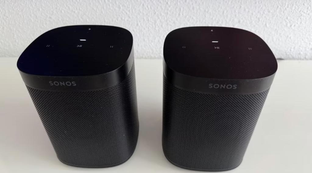 Sonos One SL Zwart X2, Audio, Tv en Foto, Luidsprekers, Ophalen of Verzenden, Zo goed als nieuw, Sonos, Minder dan 60 watt