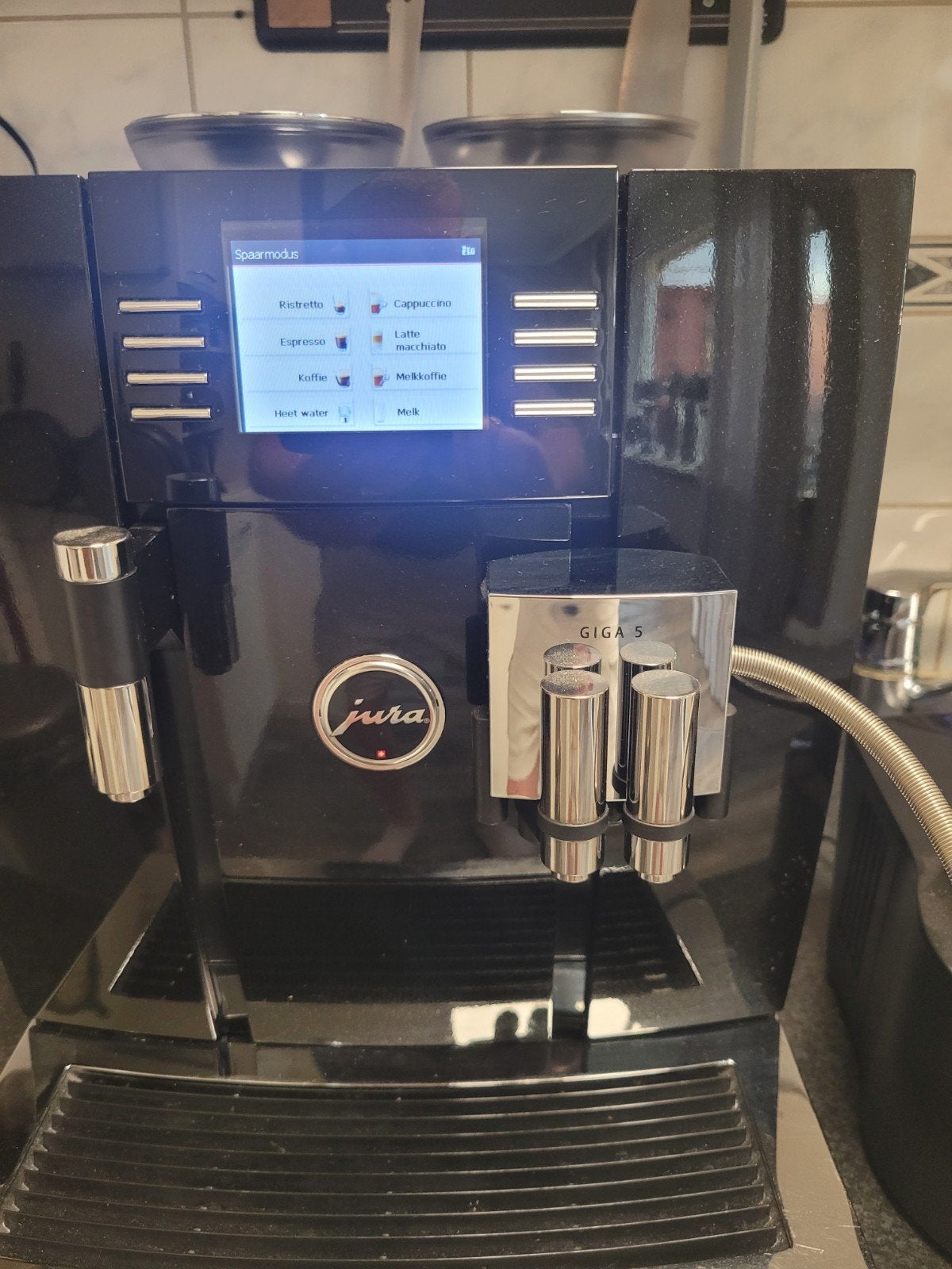 Jura Giga 5 coolcontrol * Garantie * inruil mogelijk, Afneembaar waterreservoir, 10 kopjes of meer, Koffiemachine, Ophalen of Verzenden