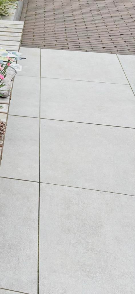14x Ceramische tegels 60x60x4, Ophalen, Nieuw, Beton, Terrastegels