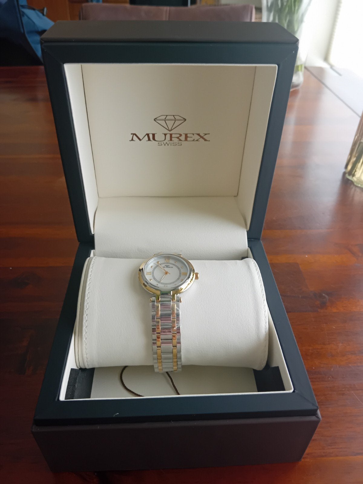 Murex Swiss Dames Horloge - Nieuw in Doos, Overige merken, Staal, Staal, Polshorloge