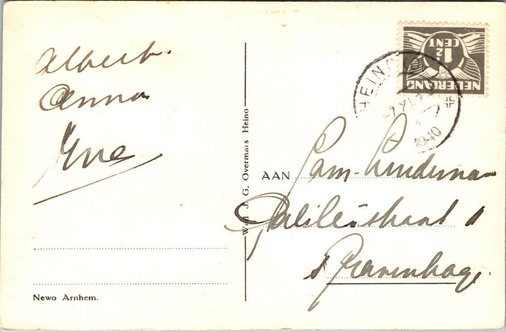 Heino - 11 oude ansichtkaarten, Verzenden, 1940 tot 1960, Gelopen, Overijssel