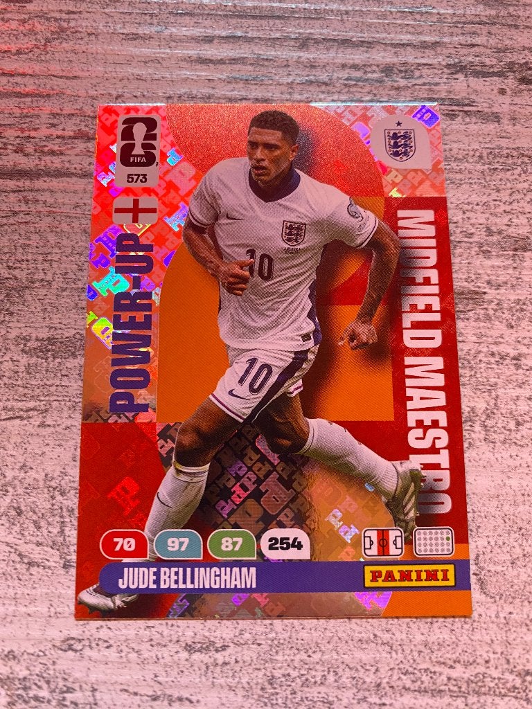 Jude Bellingham WK 2026 Panini Power-Up Kaart, Hobby en Vrije tijd, Stickers en Plaatjes, Ophalen of Verzenden, Nieuw, Plaatje