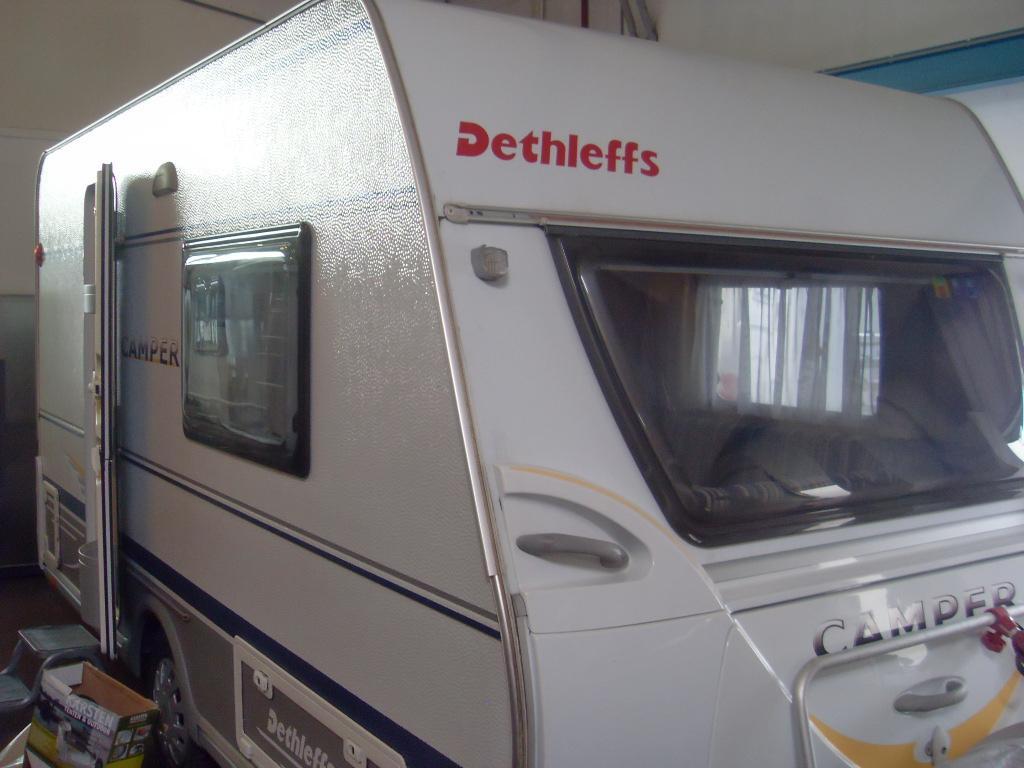 Dethleffs Camper 395 HK met Mover, Caravans en Kamperen, Caravans, Overige typen, Rondzit, Tot en met 2, Bedrijf
