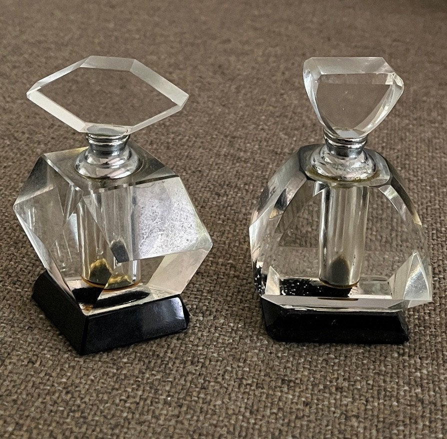 Kristallen parfumflesjes, Antiek en Kunst, Ophalen of Verzenden