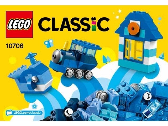 Lego | Classic | Blauwe creatieve doos | 10706, Inclusief instructies, Lego, Overige thema's, Lego