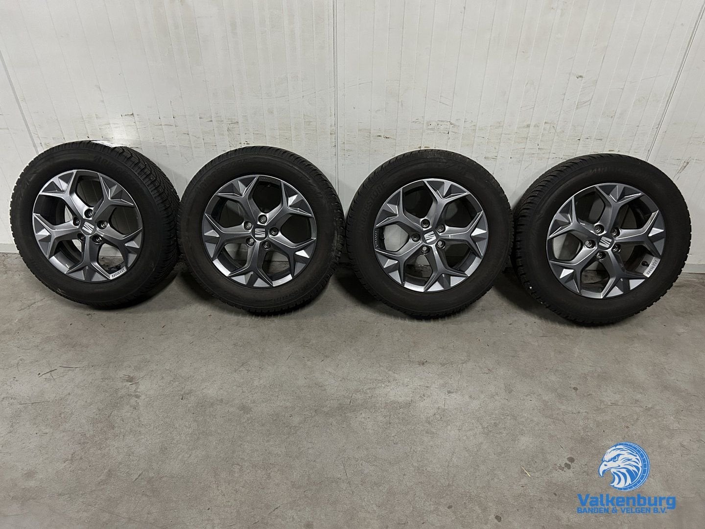 6mm! Originele Seat Ibiza 15 inch antraciete velgen 5x100 wi, Auto-onderdelen, Gebruikt, 15 inch, -, -