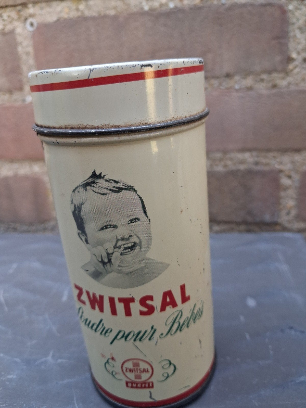 zwitsal poeder blik, Ophalen of Verzenden, Gebruikt, Verpakking