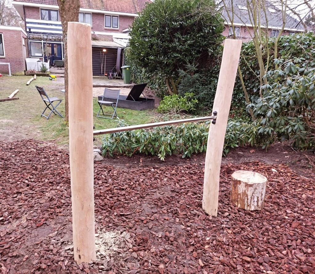 ROBINIA DUIKELREK ENKEL kukelrek rekstok trapeze duikelstang, Ophalen, Nieuw