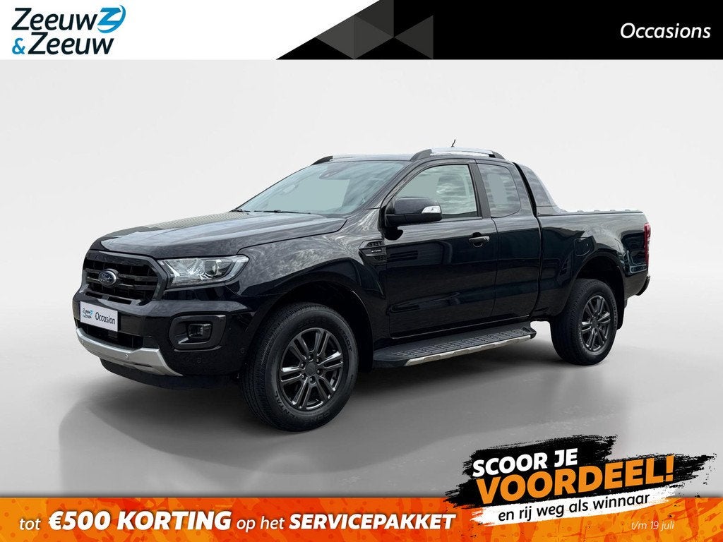 Ford Ranger 2.0 EcoBlue Wildtrak Supercab | NL auto | Dealer, Auto's, Ford, Bedrijf, Te koop, Ranger, 4x4, ABS, Achteruitrijcamera