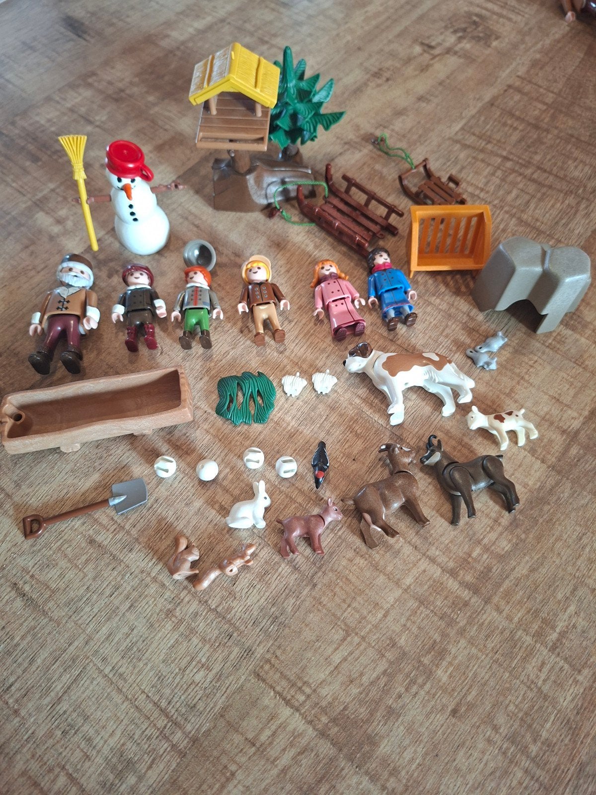 playmobil Heidi's winter world (70260), Gebruikt, Complete set, Ophalen of Verzenden, Figuren