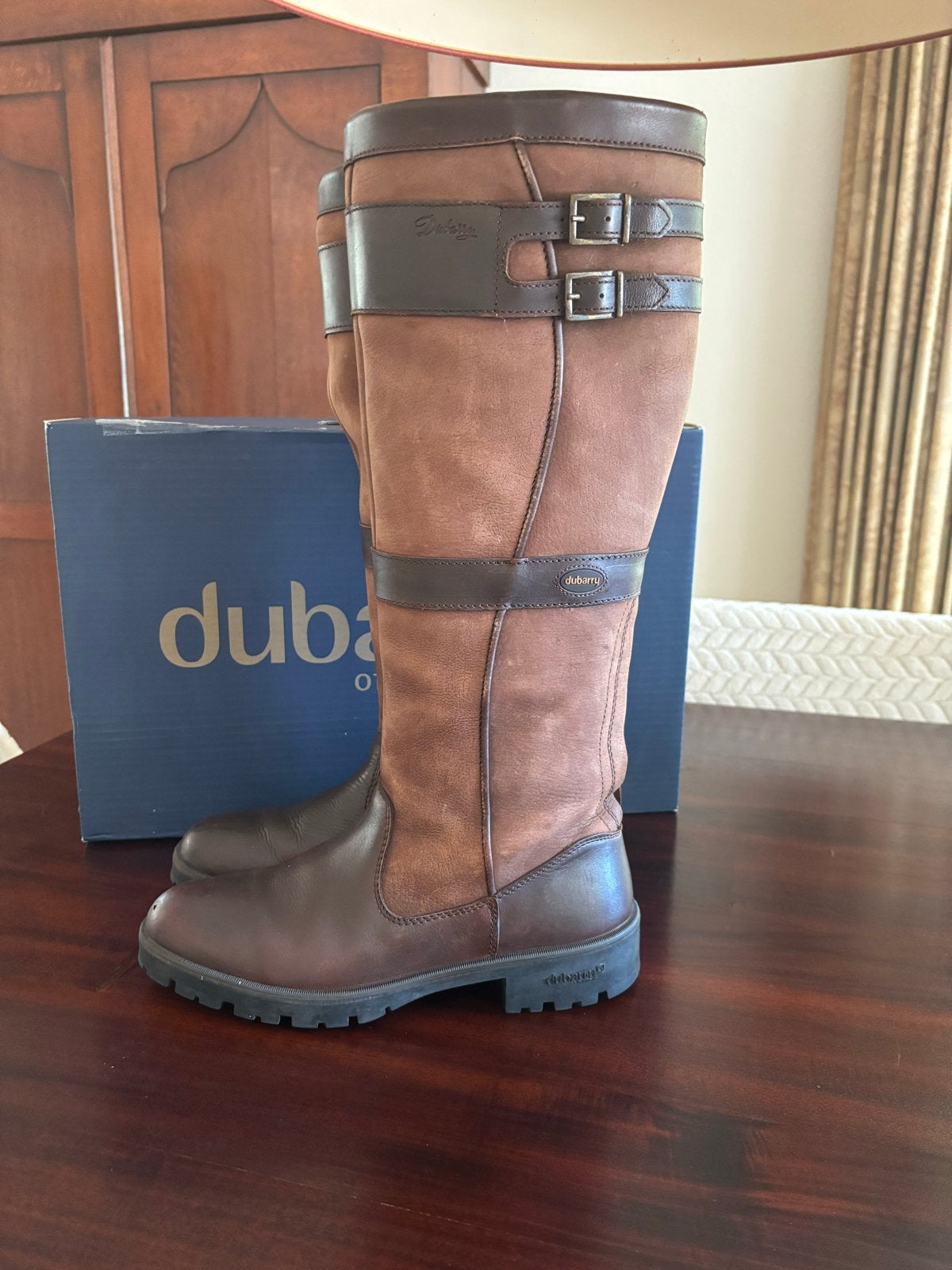 Dubarry Longford outdoor laarzen maat 41, Kleding | Dames, Dubarry, Hoge laarzen, Bruin, Ophalen of Verzenden
