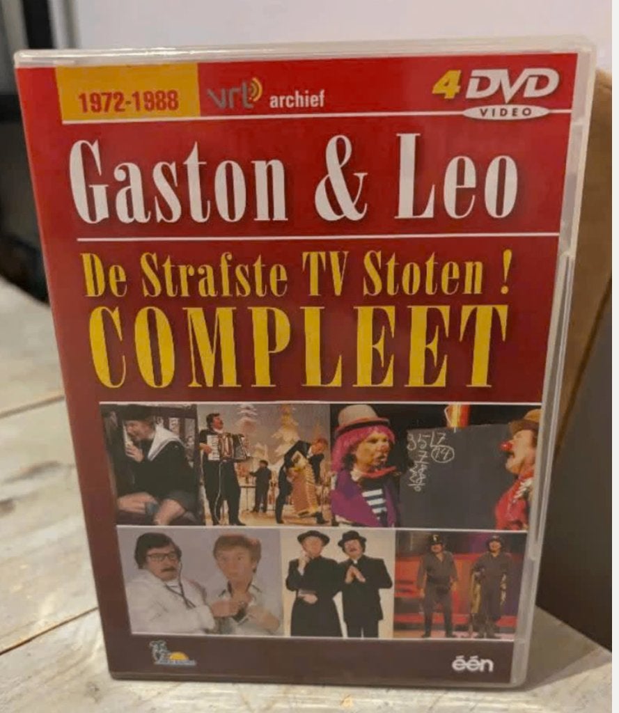 DVD box set Gaston en Leo - De strafste TV stoten, Alle leeftijden, Ophalen, Zo goed als nieuw, Komedie