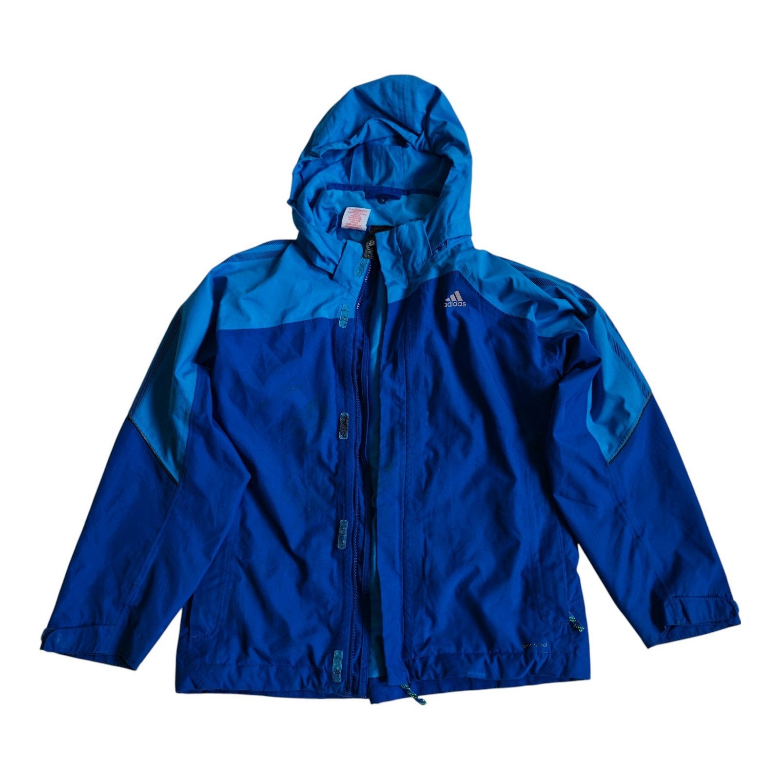 Adidas Outdoor Jas Blauw - Maat 152 (11-12 jaar), Ophalen of Verzenden, Gebruikt, Adidas, Jongen of Meisje