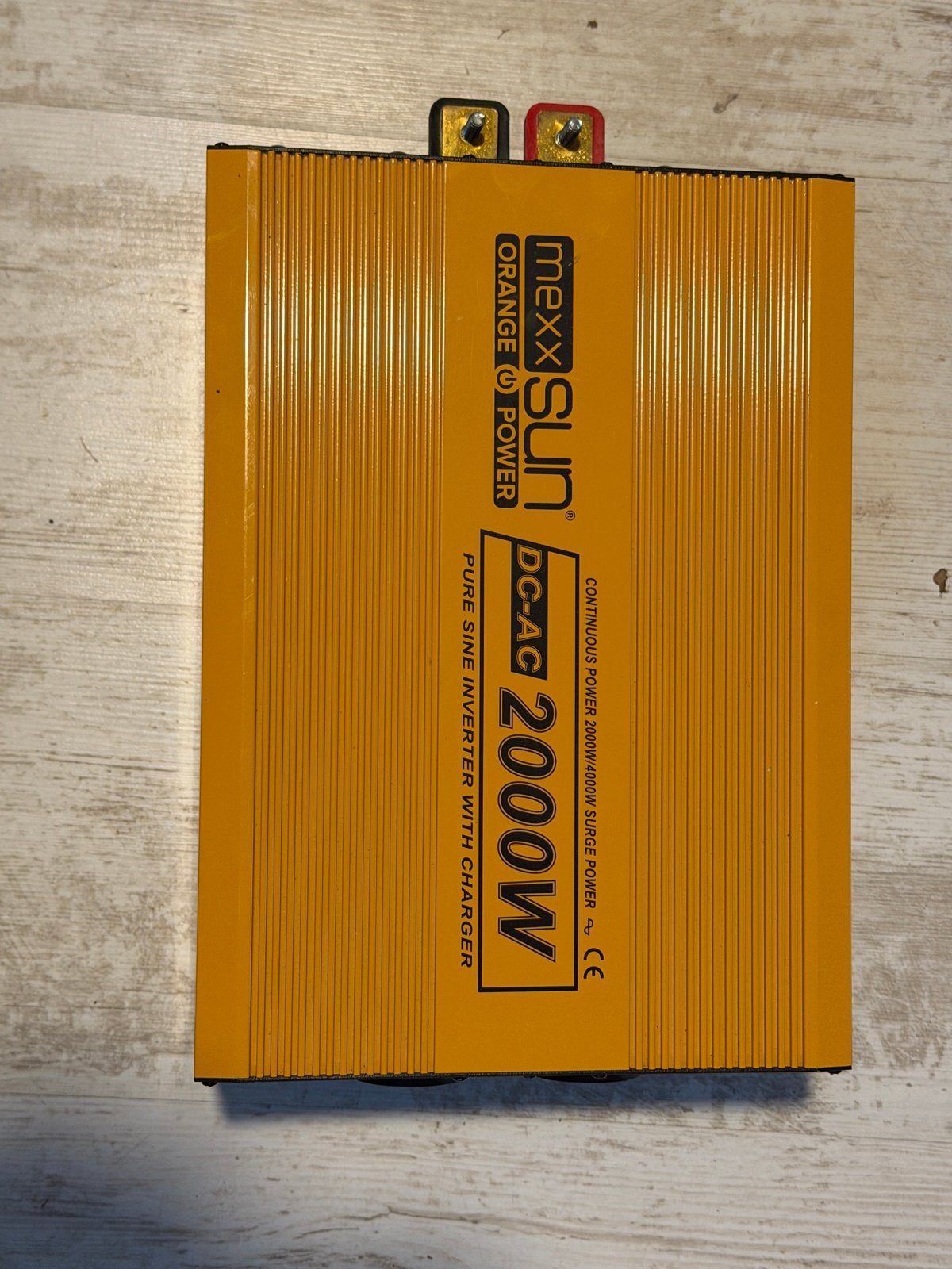 Mexxsun Pure Sinus Omvormer 2000W / 4000W Piek – 12V -- 230V, Ophalen of Verzenden