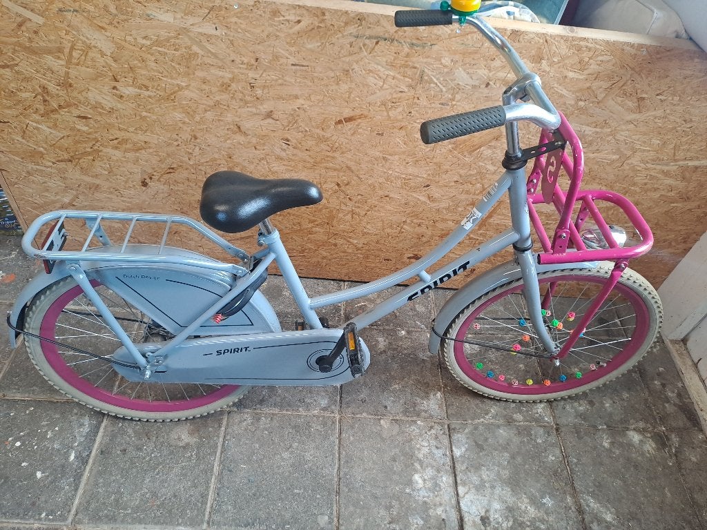 Meisjes fiets, Ophalen, Terugtraprem, 22 inch, Gebruikt