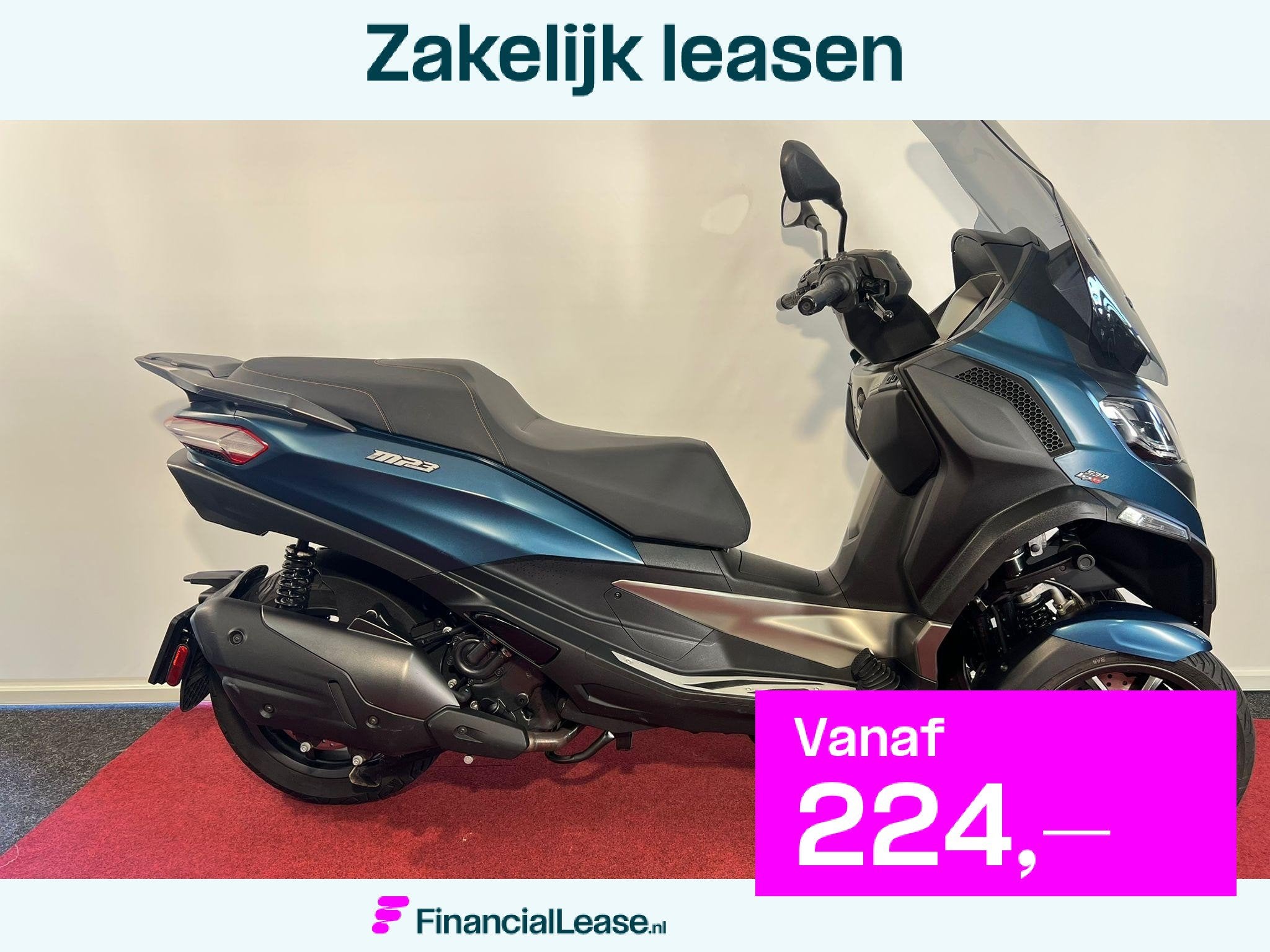 Piaggio MP3 530 HPE Exclusive ABS, Traction Control, Bedrijf, 12 t/m 35 kW, Scooter