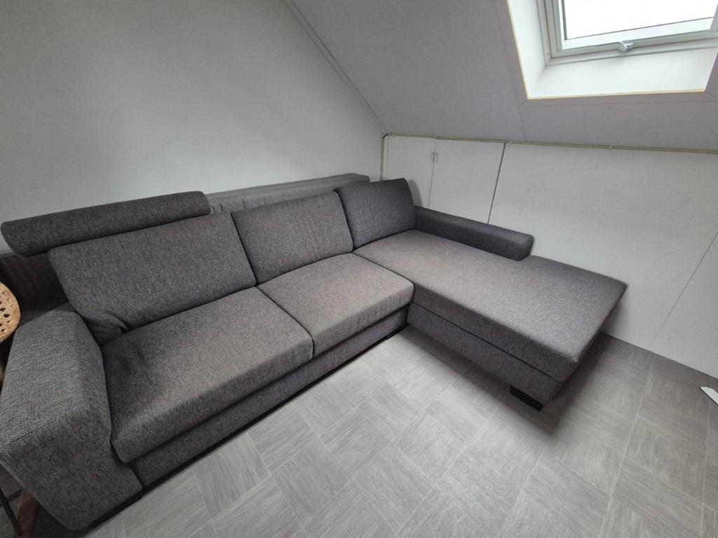 Ikea Sörvallen 3-zitsbank met chaise longue, kleur grijs, Ophalen of Verzenden, Gebruikt