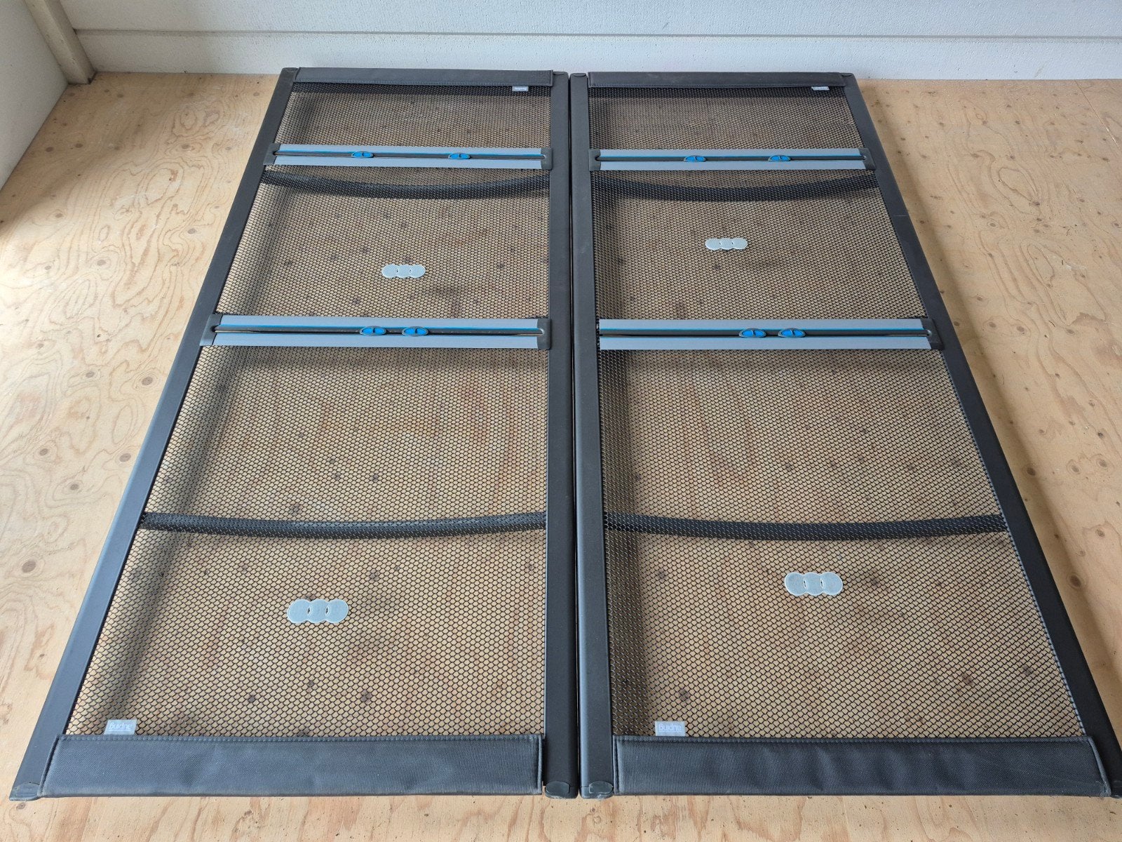 auping bed,spiraalbodem,90x210cm,vlakke bedbodem,2 stuks, Ophalen, Gebruikt, 90 cm, 210 cm