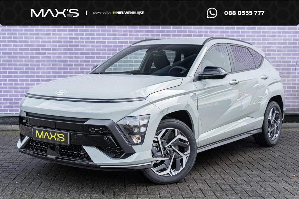 Hyundai Kona 1.6 GDI HEV N Line | Adaptive Cruise Control |, Auto's, Hyundai, Stof, Gebruikt, Euro 6, 2 kWh