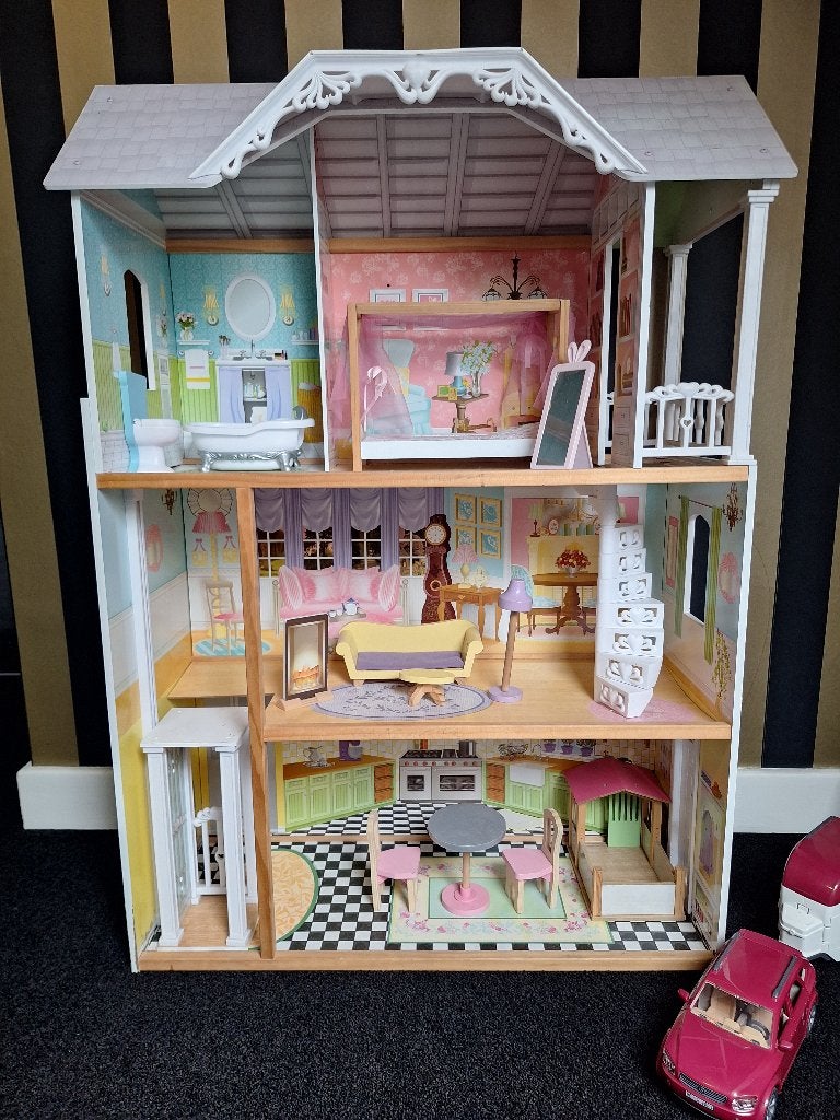 Prachtig poppenhuis, Ophalen, Gebruikt, Poppenhuis